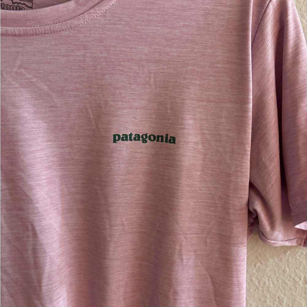 Patagonia Light Pink Dri Fit Tee